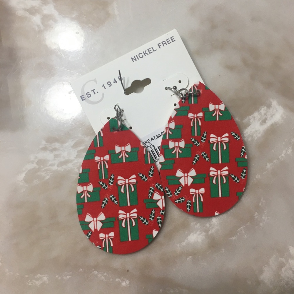 Christmas earrings